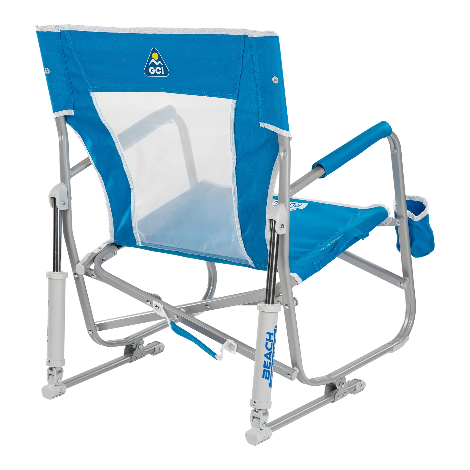 Patented Spring-Action Beach Rocker - Choice 712 - Freestyle Rocker Portable Outdoor Folding Chair Detail