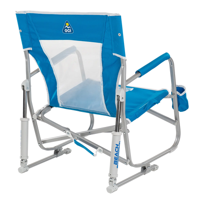 Patented Spring-Action Beach Rocker - Choice 712 - Freestyle Rocker Portable Outdoor Folding Chair Detail