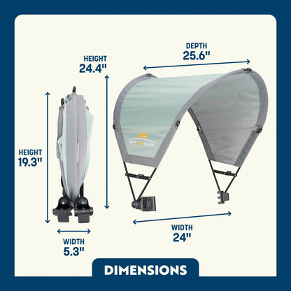 Portable Canopy SunShade Accessory - Choice 361 - Instant Sunshade Umbrella for Tailgating Detail
