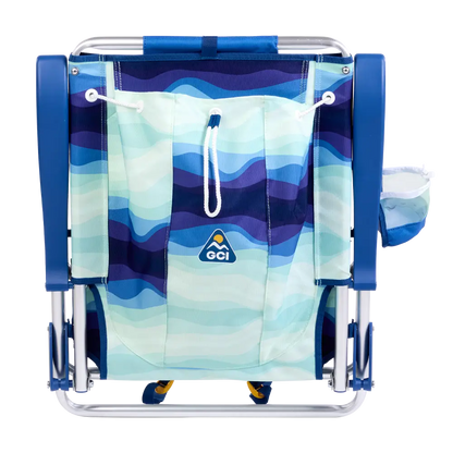 Sand-Friendly Backpack Beach Chair - Choice 709 - Portable Heavy-Duty Low Boy Chair for Ocean Side Detail