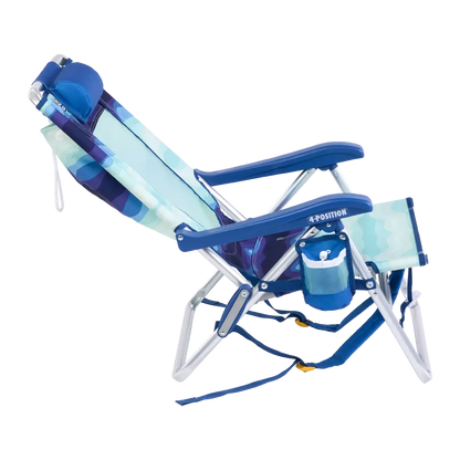 Sand-Friendly Backpack Beach Chair - Choice 709 - Portable Heavy-Duty Low Boy Chair for Ocean Side Detail