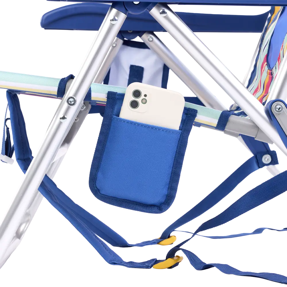 Sand-Friendly Backpack Beach Chair - Choice 709 - Portable Heavy-Duty Low Boy Chair for Ocean Side Detail