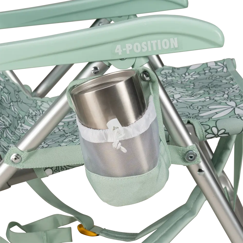 Sand-Friendly Backpack Beach Chair - Choice 709 - Portable Heavy-Duty Low Boy Chair for Ocean Side Detail
