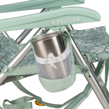 Sand-Friendly Backpack Beach Chair - Choice 709 - Portable Heavy-Duty Low Boy Chair for Ocean Side Detail