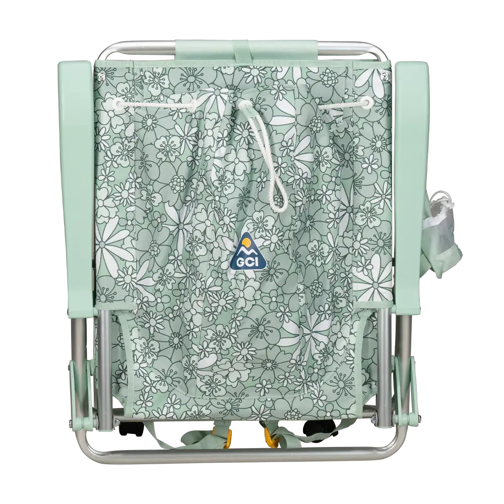 Sand-Friendly Backpack Beach Chair - Choice 709 - Portable Heavy-Duty Low Boy Chair for Ocean Side Detail