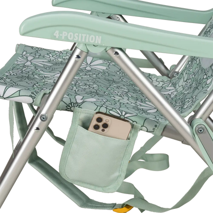 Sand-Friendly Backpack Beach Chair - Choice 709 - Portable Heavy-Duty Low Boy Chair for Ocean Side Detail