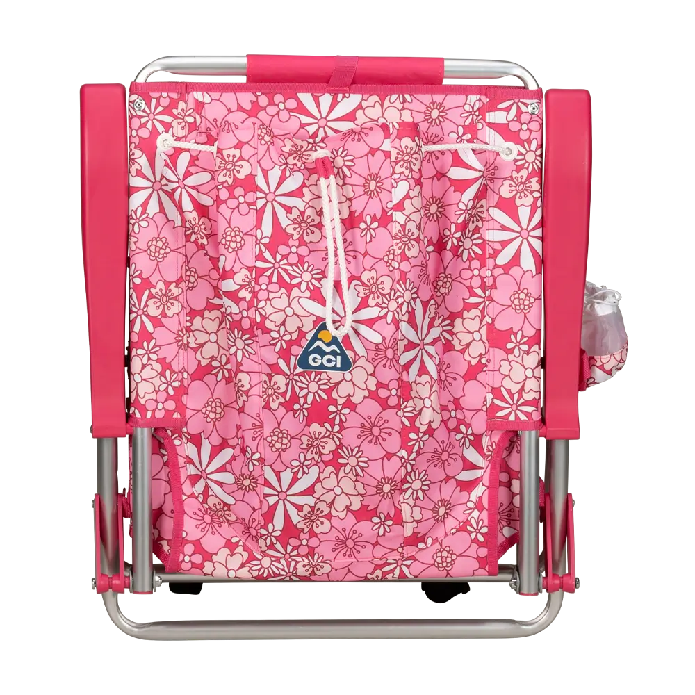 Sand-Friendly Backpack Beach Chair - Choice 709 - Portable Heavy-Duty Low Boy Chair for Ocean Side Detail