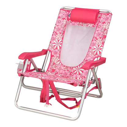 Sand-Friendly Backpack Beach Chair - Choice 709 - Portable Heavy-Duty Low Boy Chair for Ocean Side Detail