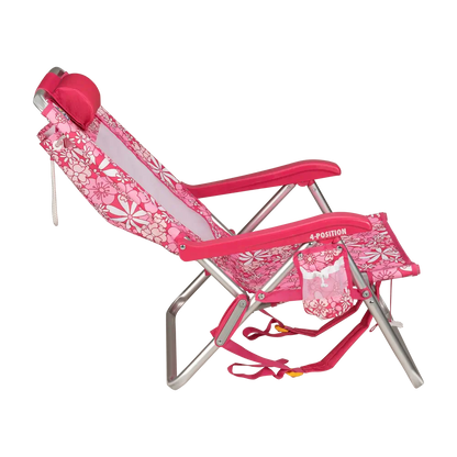 Sand-Friendly Backpack Beach Chair - Choice 709 - Portable Heavy-Duty Low Boy Chair for Ocean Side Detail