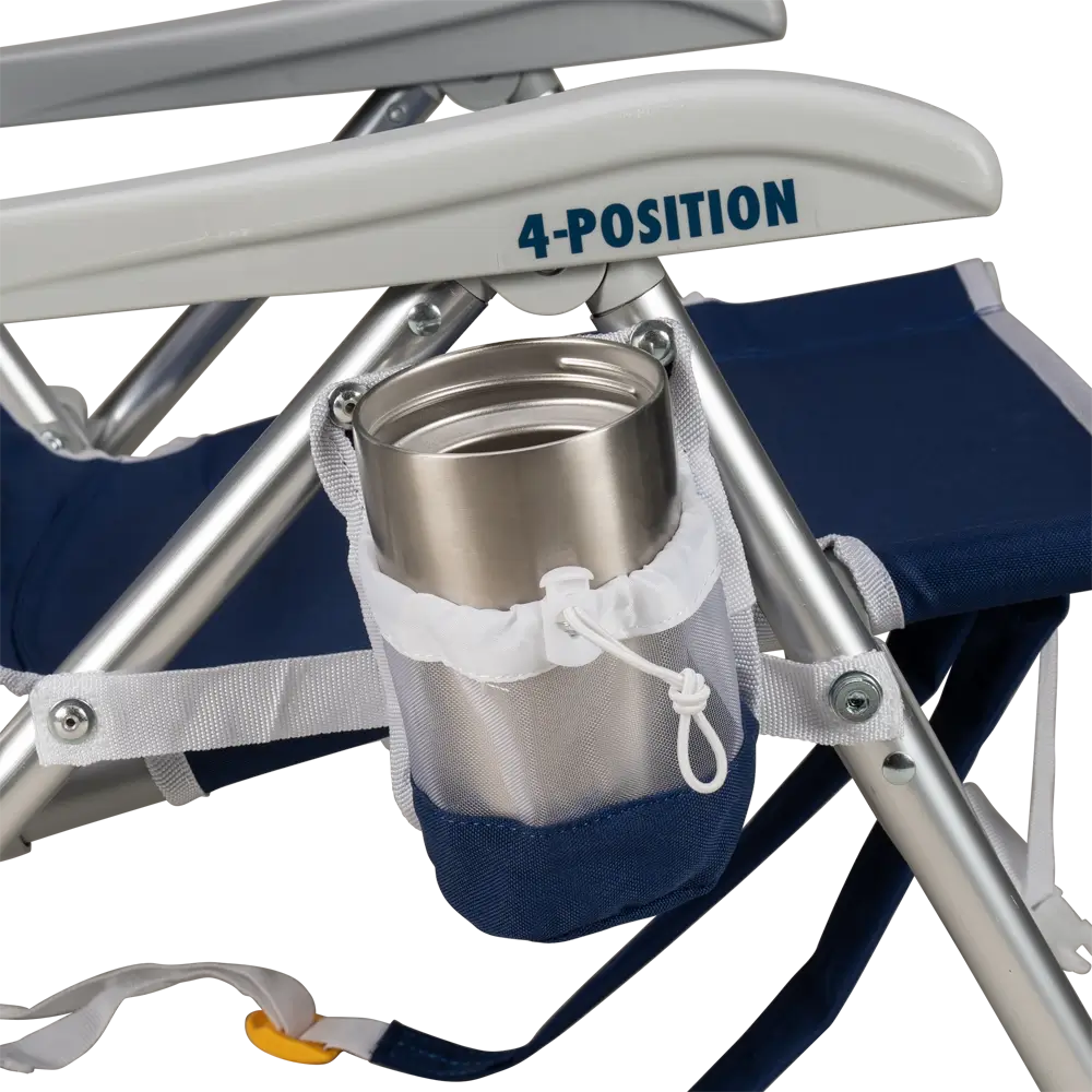 Sand-Friendly Backpack Beach Chair - Choice 709 - Portable Heavy-Duty Low Boy Chair for Ocean Side Detail