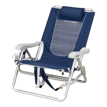 Sand-Friendly Backpack Beach Chair - Choice 709 - Portable Heavy-Duty Low Boy Chair for Ocean Side Detail