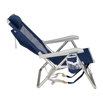 Sand-Friendly Backpack Beach Chair - Choice 709 - Portable Heavy-Duty Low Boy Chair for Ocean Side Detail
