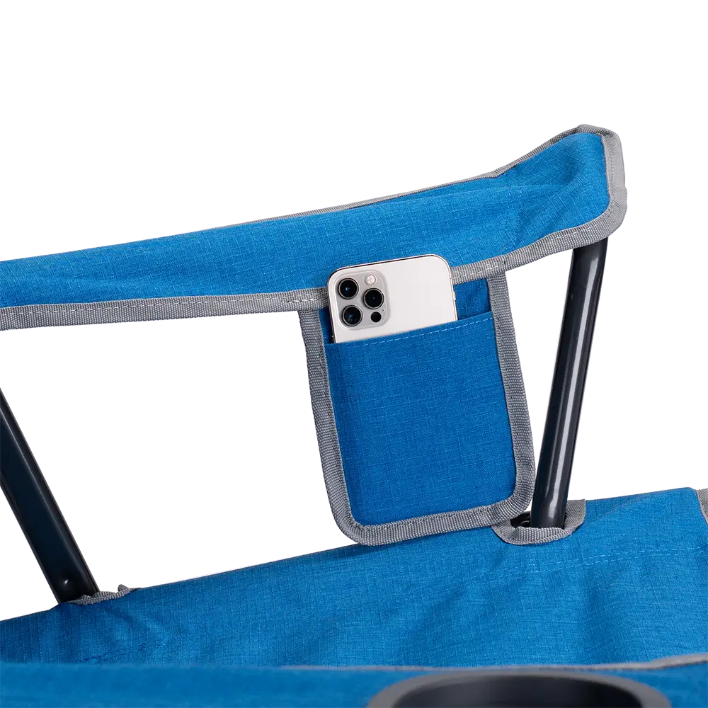 Telescoping Frame Comfort Quad Chair - Choice 989 - Pico Compact Folding Camp Chair with Carry Bag Detail