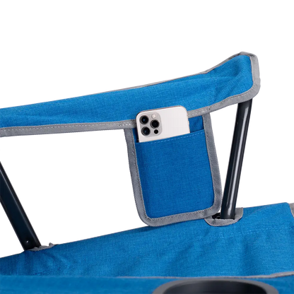Telescoping Frame Comfort Quad Chair - Choice 989 - Pico Compact Folding Camp Chair with Carry Bag Detail