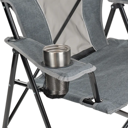 Telescoping Frame Comfort Quad Chair - Choice 989 - Pico Compact Folding Camp Chair with Carry Bag Detail