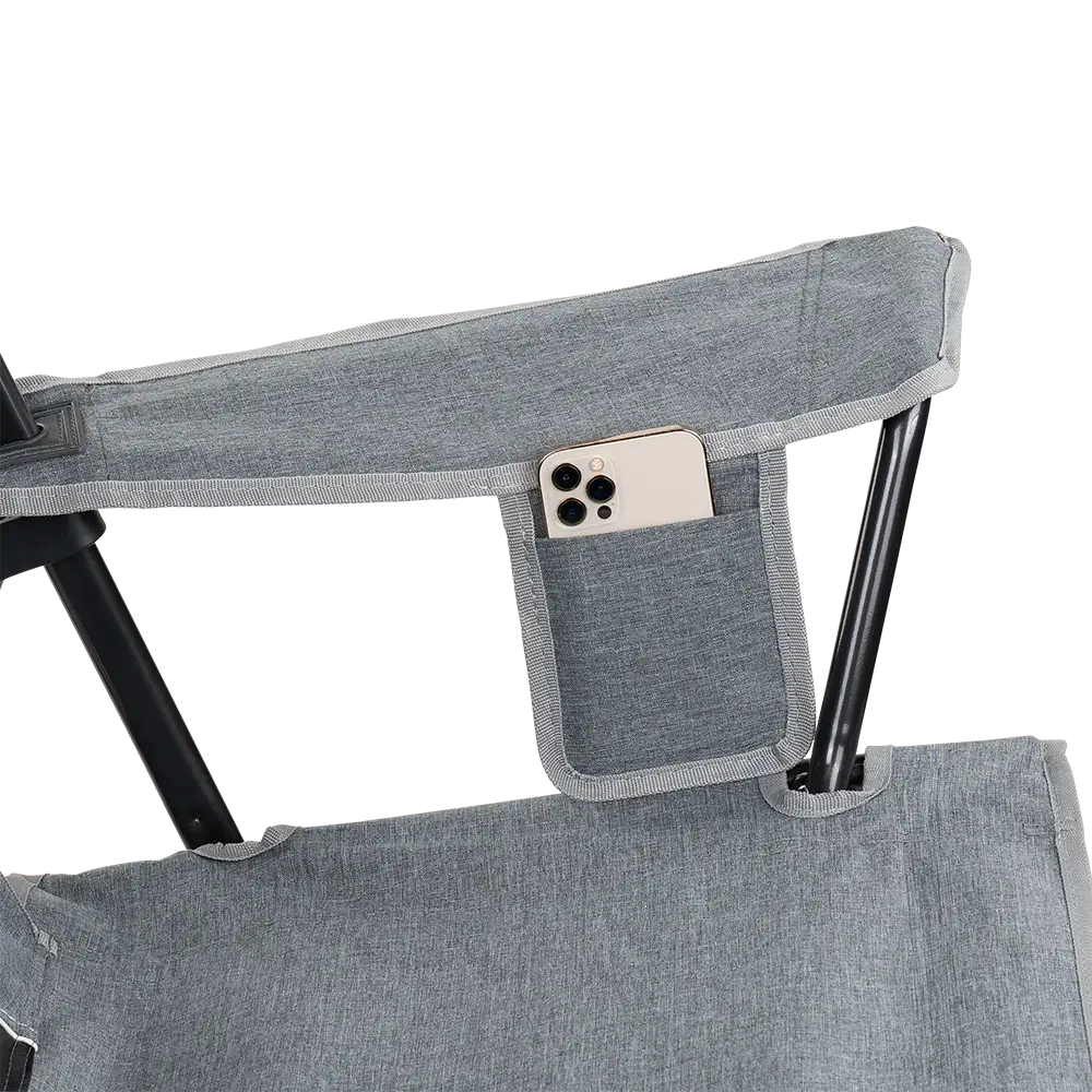 Telescoping Frame Comfort Quad Chair - Choice 989 - Pico Compact Folding Camp Chair with Carry Bag Detail