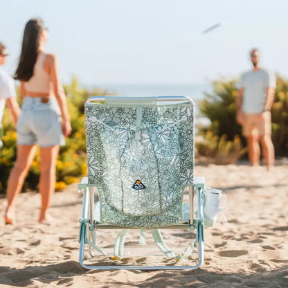 Sand-Friendly Backpack Beach Chair - Choice 709 - Portable Heavy-Duty Low Boy Chair for Ocean Side Detail