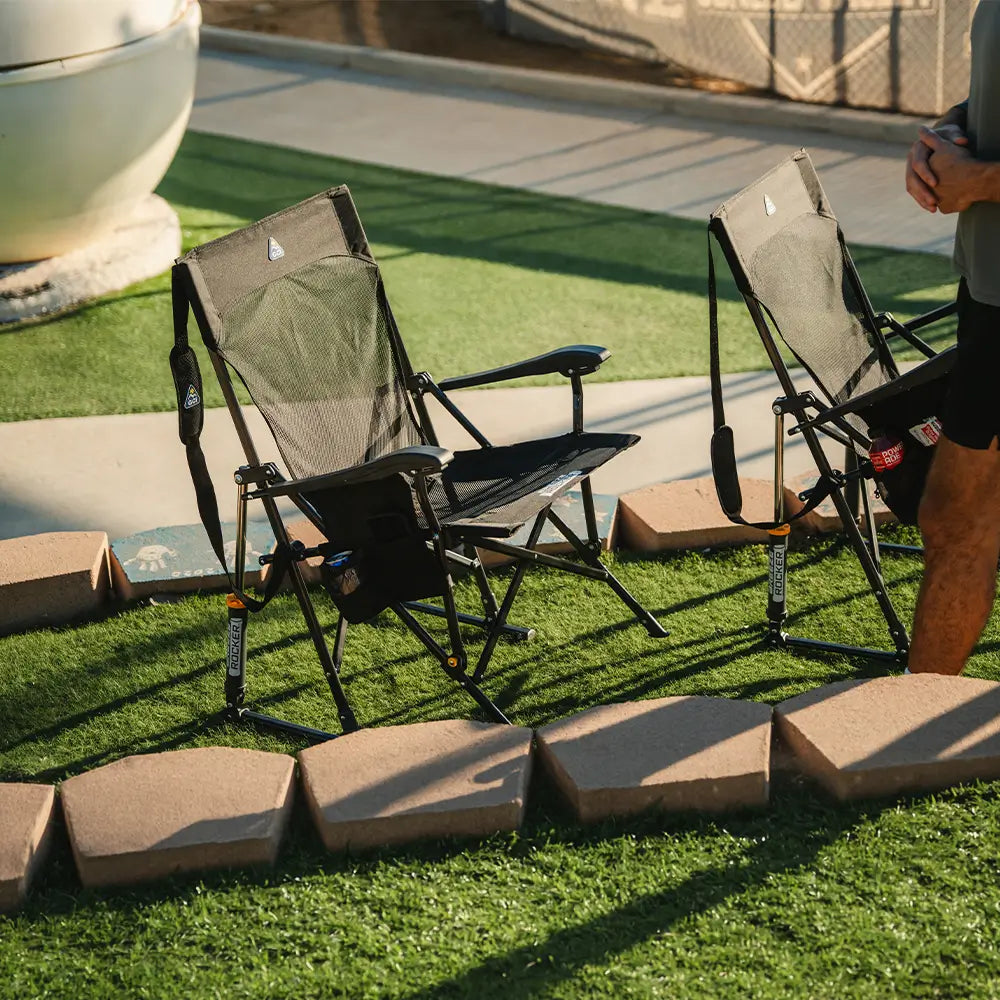Smooth Motion BreezeRocker - Choice 504 - RoadTrip Rocker Smooth Motion Camp Chair Detail
