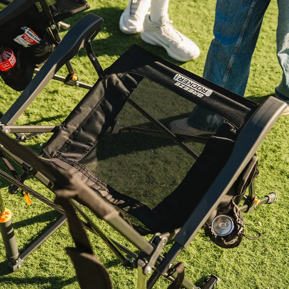 Smooth Motion BreezeRocker - Choice 504 - RoadTrip Rocker Smooth Motion Camp Chair Detail