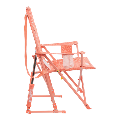Premium All-Weather Comfort Pro Rocker - Choice 375 - Heavy-Duty Kickback Rocker with Beverage Holder Detail