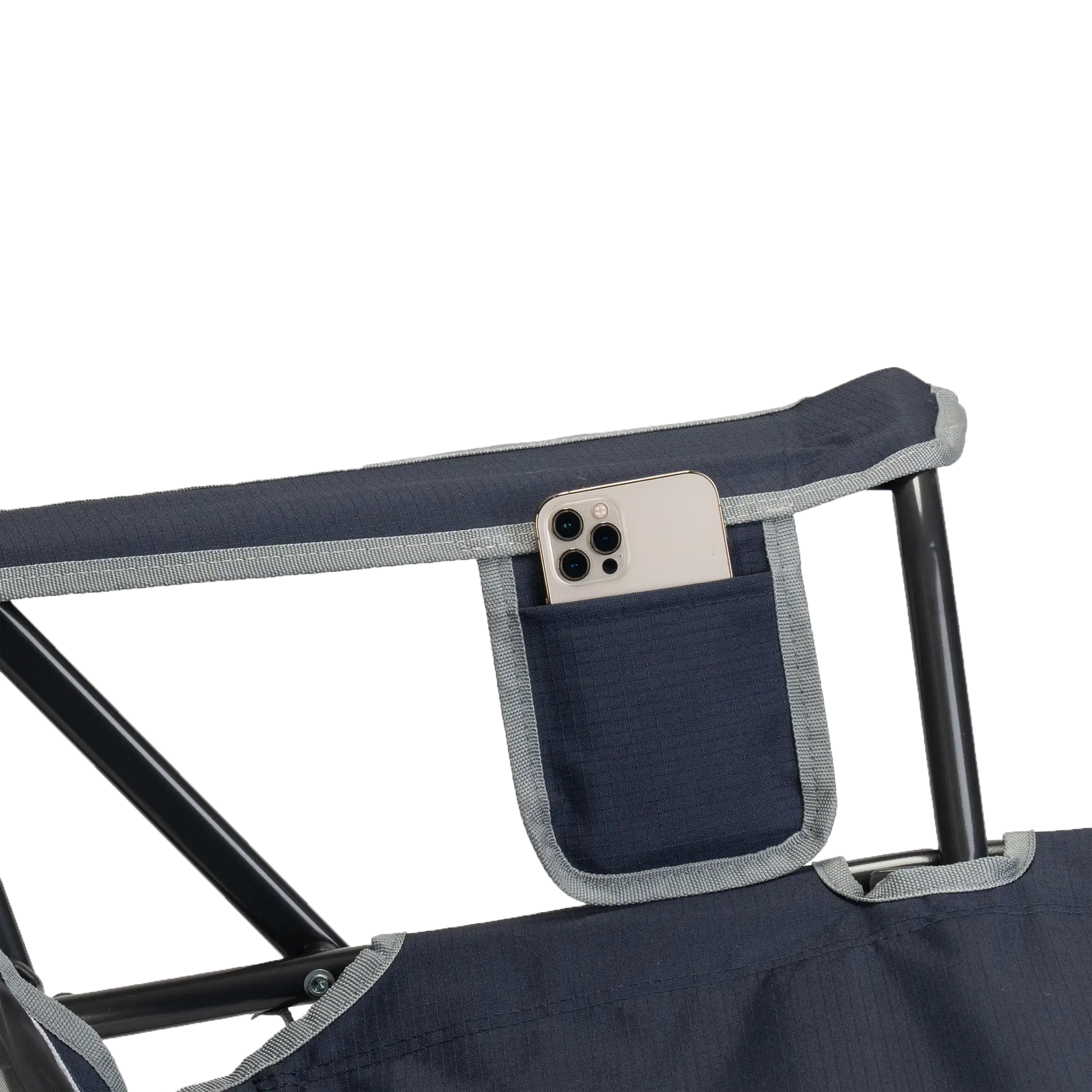 Premium All-Weather Comfort Pro Rocker - Choice 375 - Heavy-Duty Kickback Rocker with Beverage Holder Detail