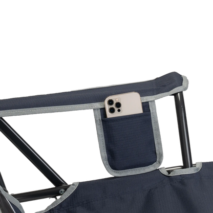 Premium All-Weather Comfort Pro Rocker - Choice 375 - Heavy-Duty Kickback Rocker with Beverage Holder Detail