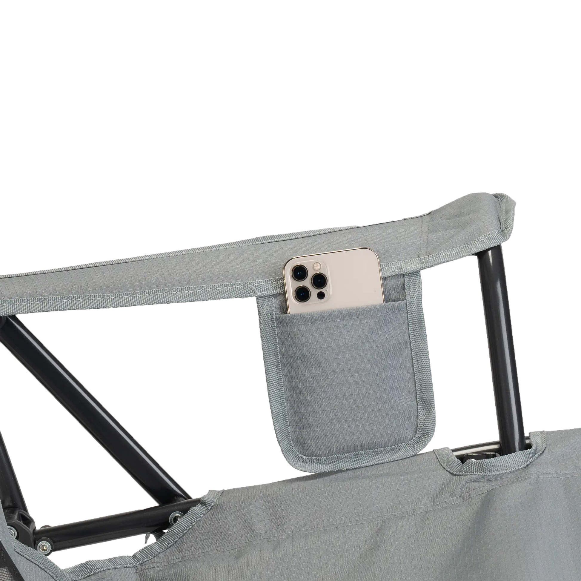 Premium All-Weather Comfort Pro Rocker - Choice 375 - Heavy-Duty Kickback Rocker with Beverage Holder Detail