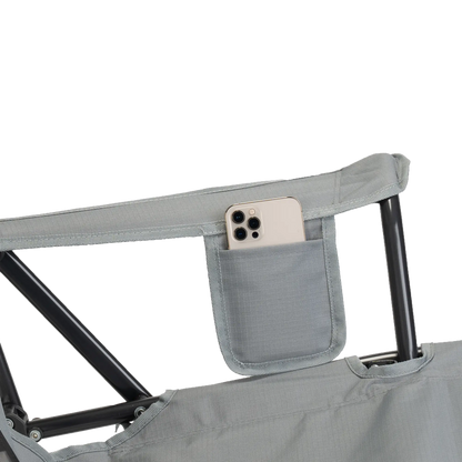 Premium All-Weather Comfort Pro Rocker - Choice 375 - Heavy-Duty Kickback Rocker with Beverage Holder Detail