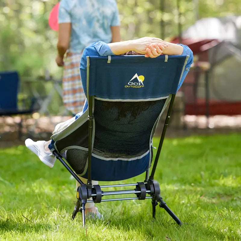 Premium All-Weather ComPack Rocker - Choice 980 - RoadTrip Rocker Smooth Motion Camp Chair Detail
