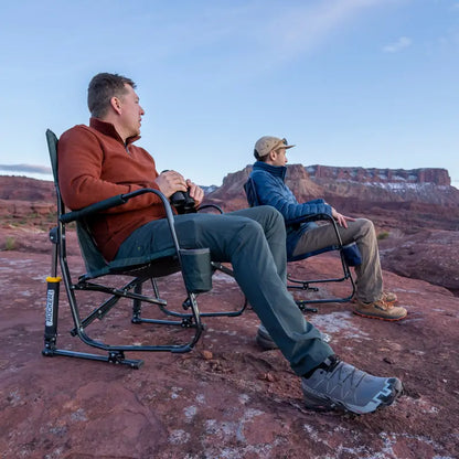 Heavy-Duty Freestyle FirePit Rocker - Choice 737 - RoadTrip Rocker Smooth Motion Camp Chair Detail