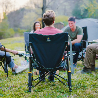 Patented Spring-Action Kickback Rocker - Choice 345 - Heavy-Duty Kickback Rocker with Beverage Holder Detail