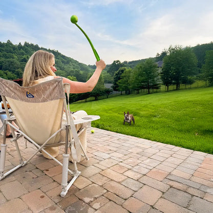 Patented Spring-Action Kickback Rocker - Choice 345 - Heavy-Duty Kickback Rocker with Beverage Holder Detail