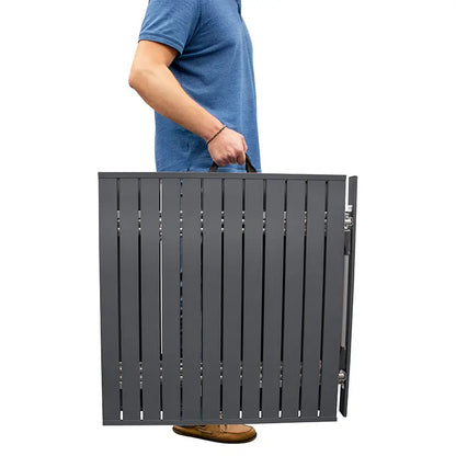 Slim-Fold Slim-Fold Table XL - Choice 651 - Slim-Fold Outdoor Cook Station with Storage Shelves Detail