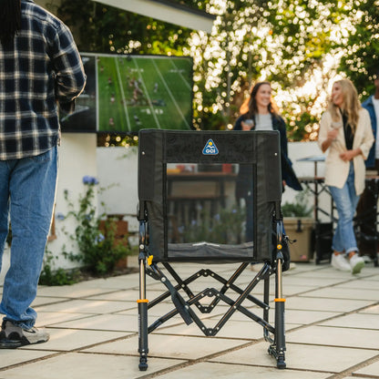 Premium All-Weather Stowaway Rocker - Choice 794 - Heavy-Duty Kickback Rocker with Beverage Holder Detail