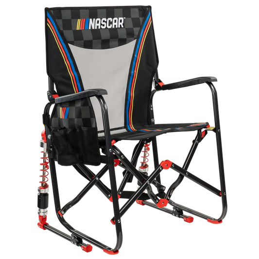 Premium All-Weather Adjustable Rocker - NASCAR - Choice 899 - RoadTrip Rocker Smooth Motion Camp Chair - Default Title