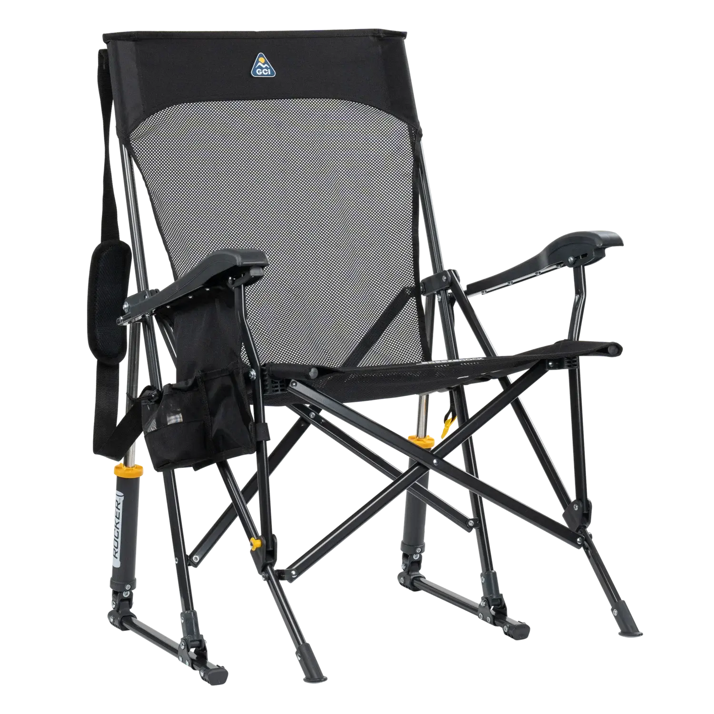 Smooth Motion BreezeRocker - Choice 504 - RoadTrip Rocker Smooth Motion Camp Chair - Black