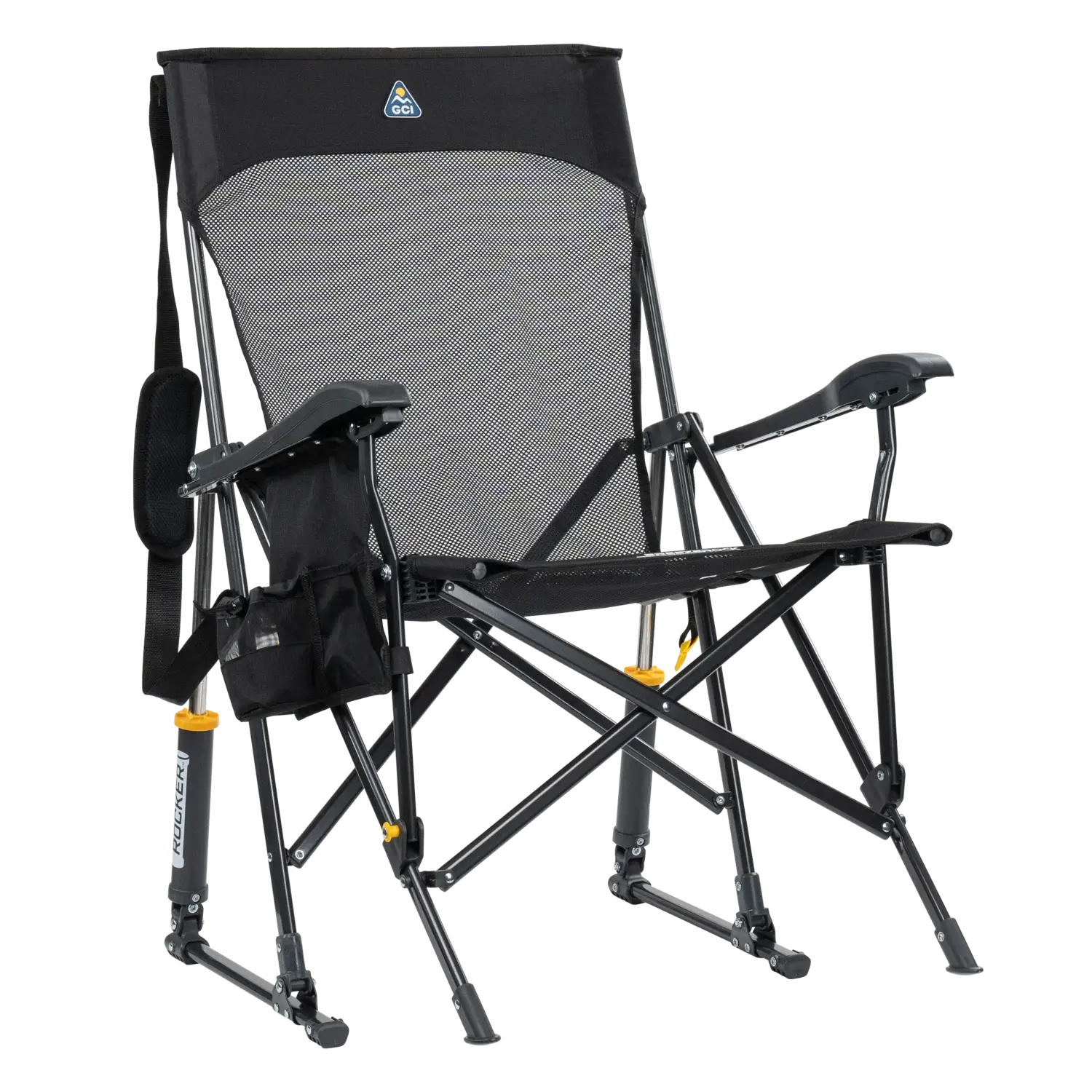 Smooth Motion BreezeRocker - Choice 504 - RoadTrip Rocker Smooth Motion Camp Chair - Black