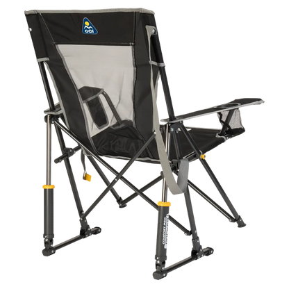 Premium All-Weather Comfort Pro Rocker - Choice 375 - Heavy-Duty Kickback Rocker with Beverage Holder Detail