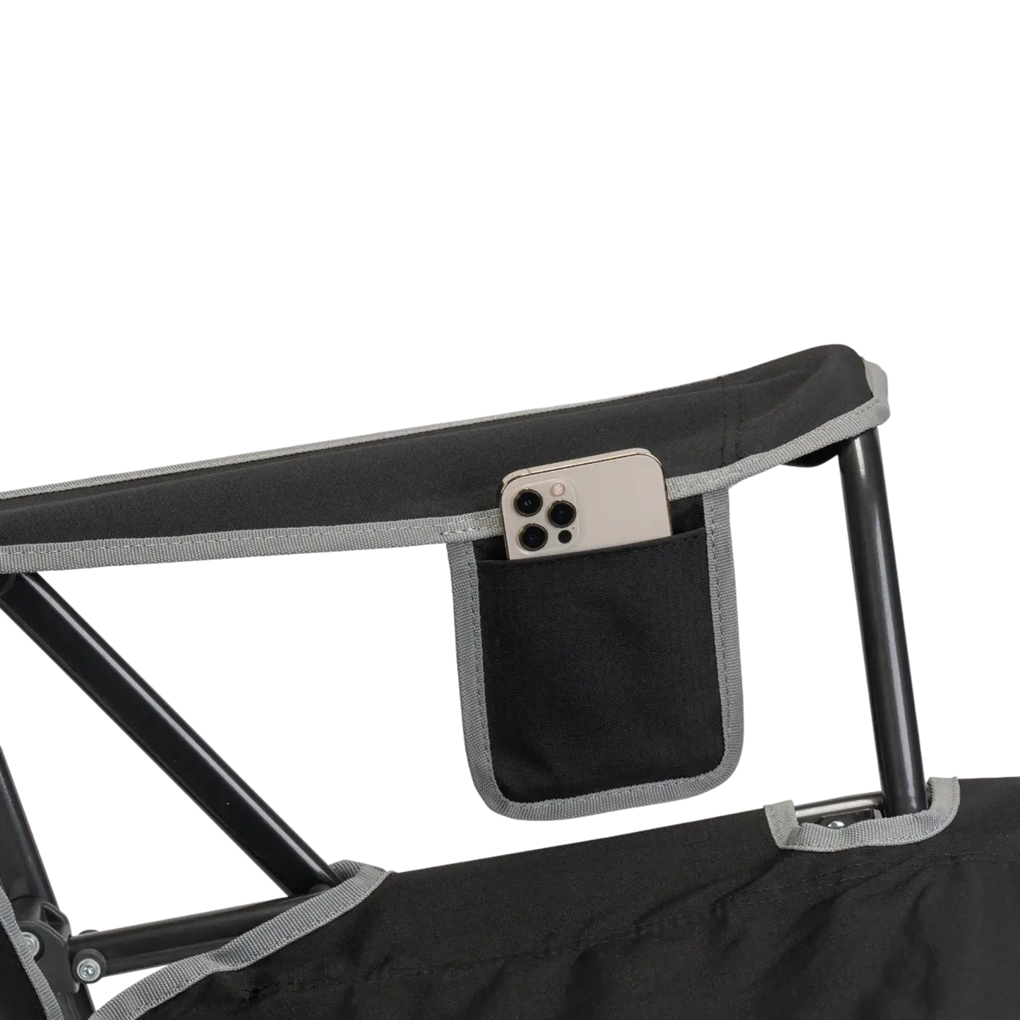 Premium All-Weather Comfort Pro Rocker - Choice 375 - Heavy-Duty Kickback Rocker with Beverage Holder Detail