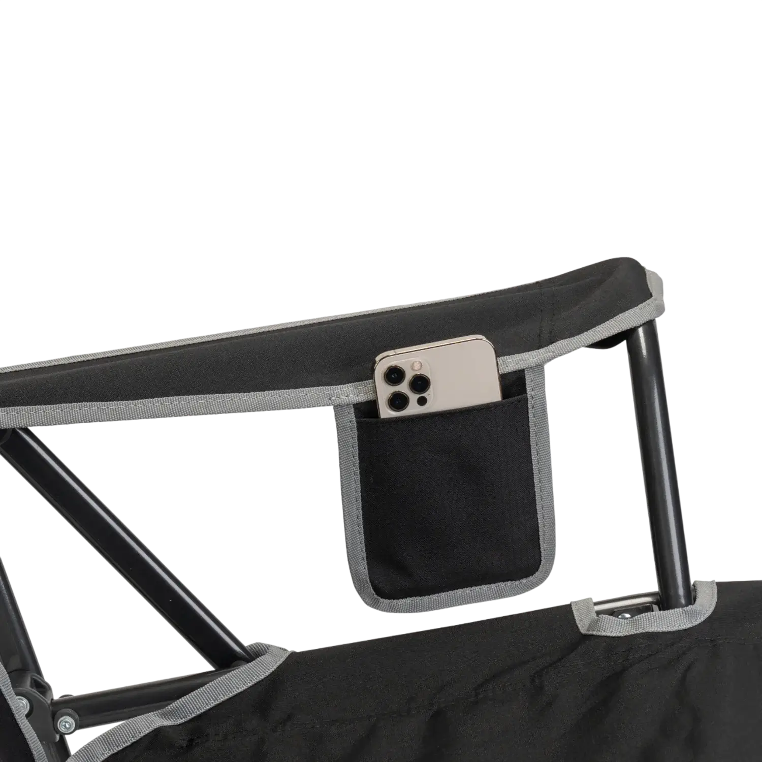 Premium All-Weather Comfort Pro Rocker - Choice 375 - Heavy-Duty Kickback Rocker with Beverage Holder Detail