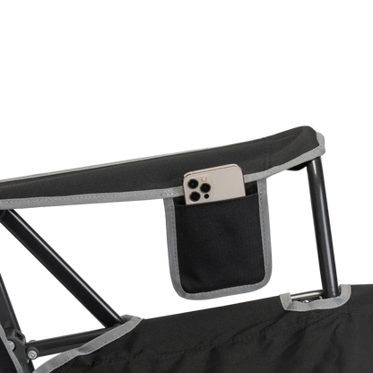 Premium All-Weather Comfort Pro Rocker - Choice 375 - Heavy-Duty Kickback Rocker with Beverage Holder Detail