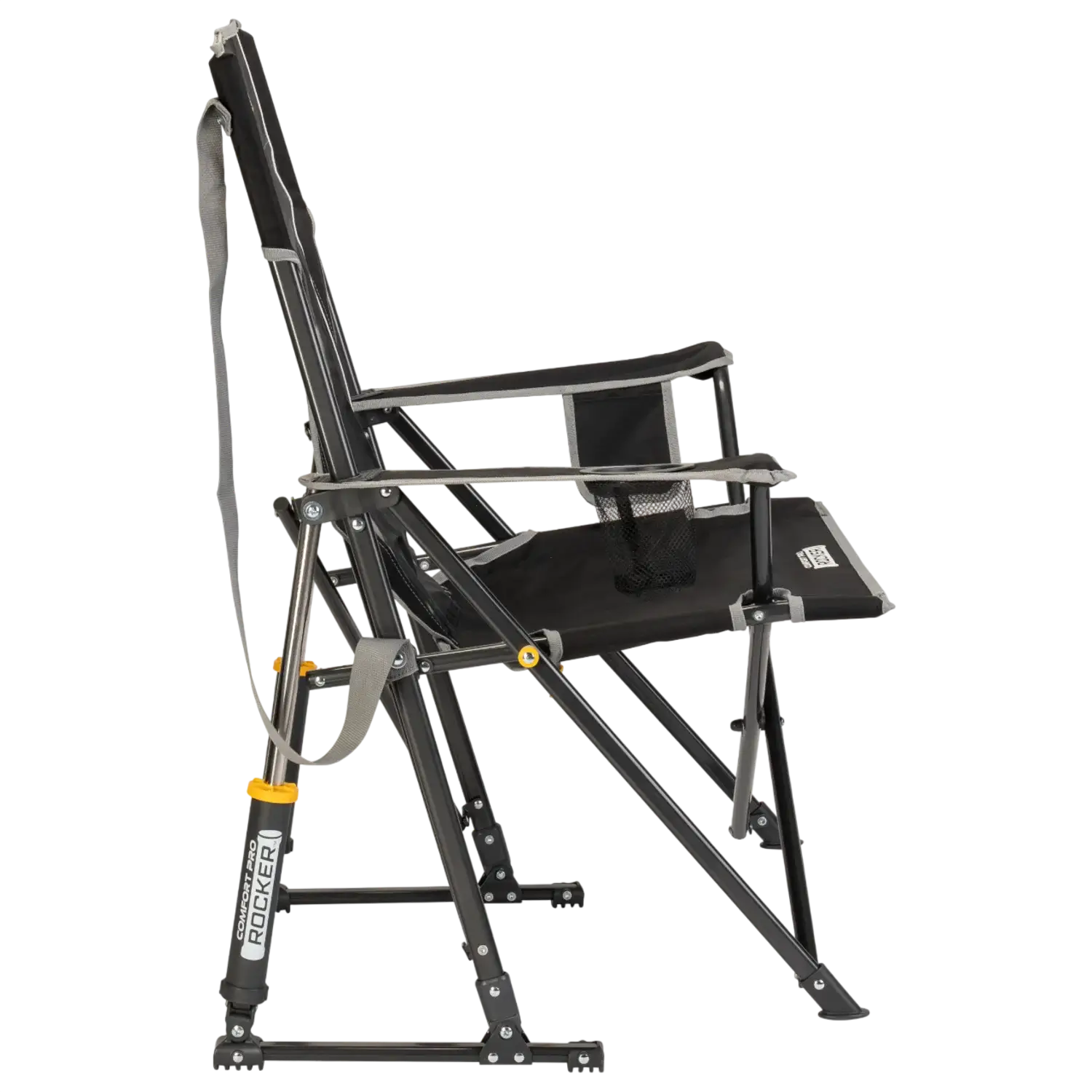 Premium All-Weather Comfort Pro Rocker - Choice 375 - Heavy-Duty Kickback Rocker with Beverage Holder Detail