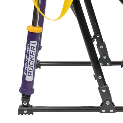 Smooth Motion College Comfort Pro Rocker - LSU Tigers - Choice 880 - Patented Spring-Action Rocking Chair for Camping Detail