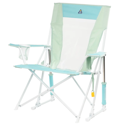 Premium All-Weather Comfort Pro Rocker - Choice 375 - Heavy-Duty Kickback Rocker with Beverage Holder Detail