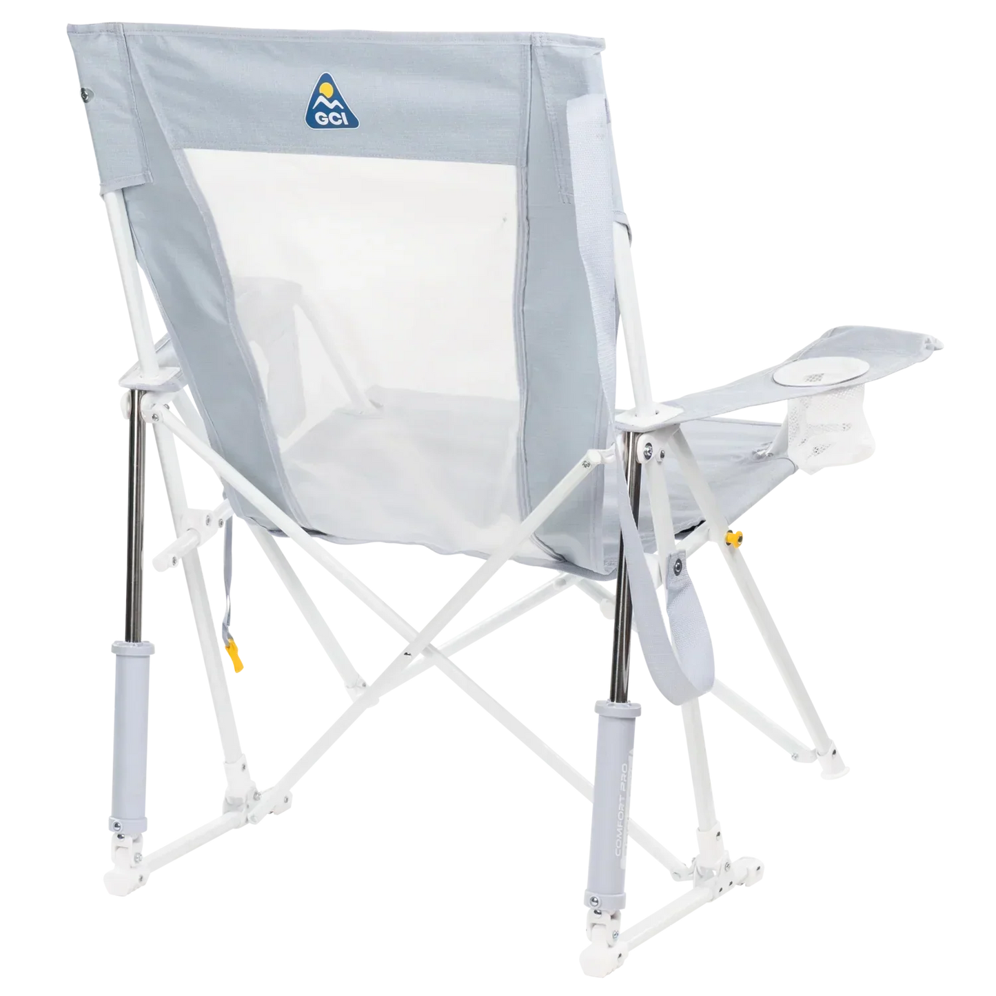 Smooth Motion Comfort Pro Rocker XL - Choice 107 - Heavy-Duty Kickback Rocker with Beverage Holder Detail