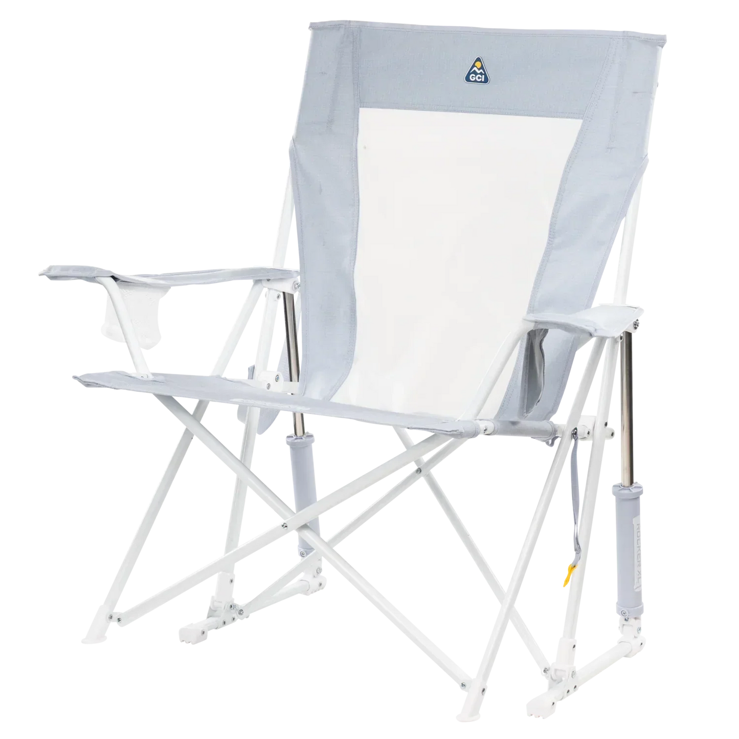 Smooth Motion Comfort Pro Rocker XL - Choice 107 - Heavy-Duty Kickback Rocker with Beverage Holder Detail