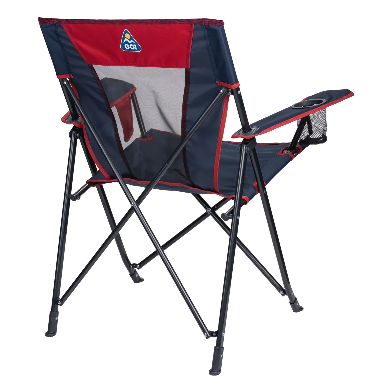 Telescoping Frame Comfort Quad Chair - Choice 989 - Pico Compact Folding Camp Chair with Carry Bag Detail