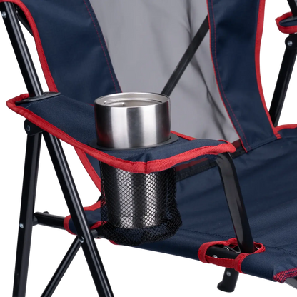 Telescoping Frame Comfort Quad Chair - Choice 989 - Pico Compact Folding Camp Chair with Carry Bag Detail