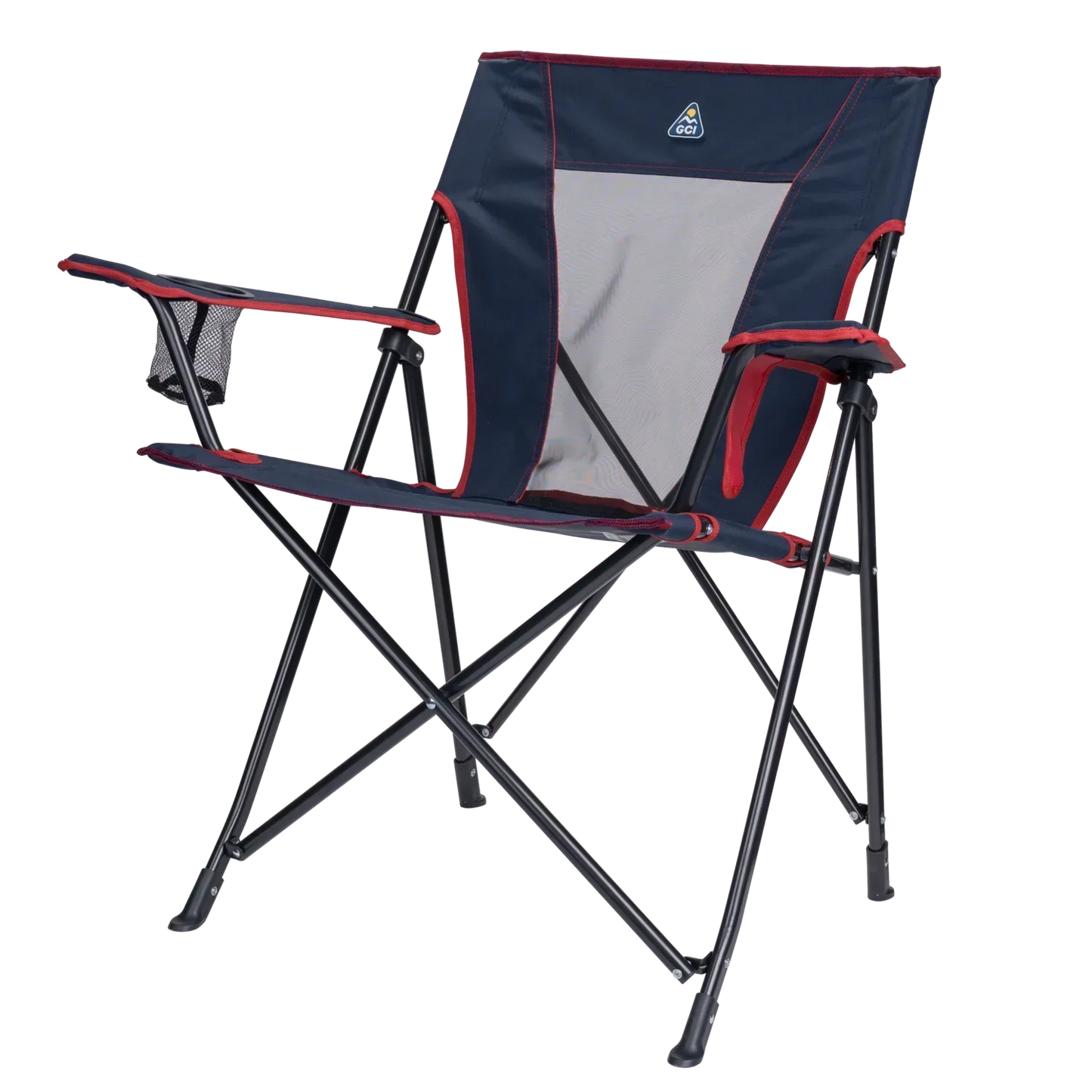 Telescoping Frame Comfort Quad Chair - Choice 989 - Pico Compact Folding Camp Chair with Carry Bag Detail