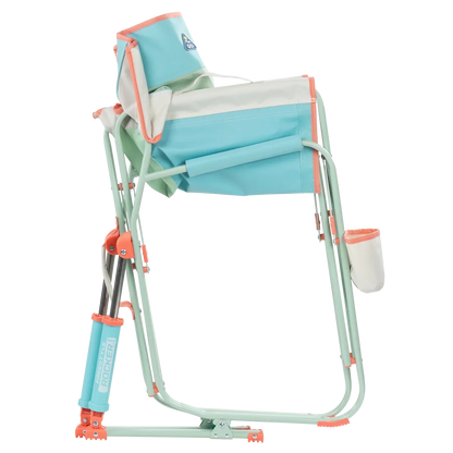 Patented Spring-Action Freestyle Rocker - Choice 711 - Heavy-Duty Kickback Rocker with Beverage Holder Detail